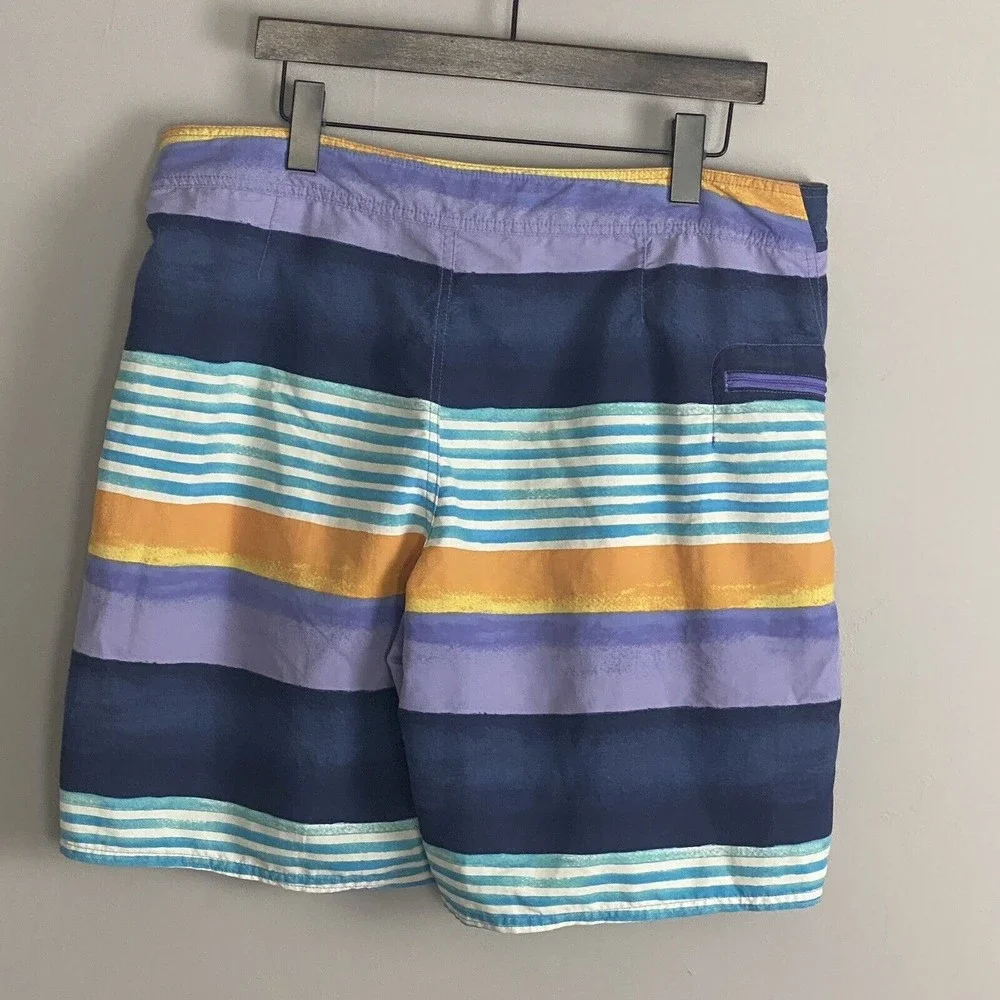 PATAGONIA Mens Blue Board Shorts Swim Trunks Size 36 Common Threads Outdoors